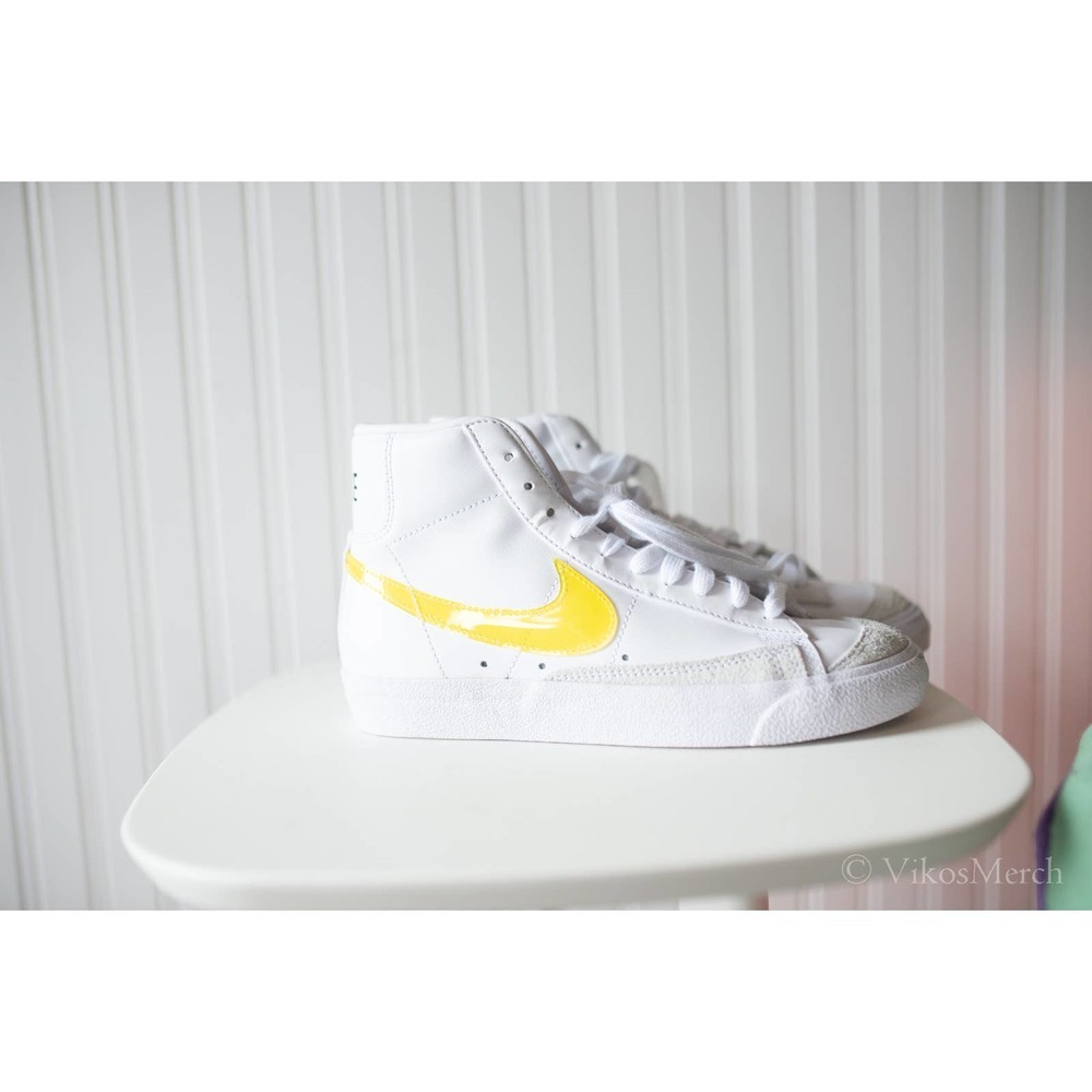 Nike Blazer Mid '77 ESS White Yellow Swoosh 6.5